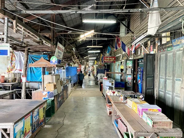 Декабря 2018 Года Рынок Ретро Таладе Клонг Суан Чачоэнгсао Таиланд — стоковое фото