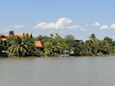 Chachoengsao Tayland 'daki Bangprakong Nehri