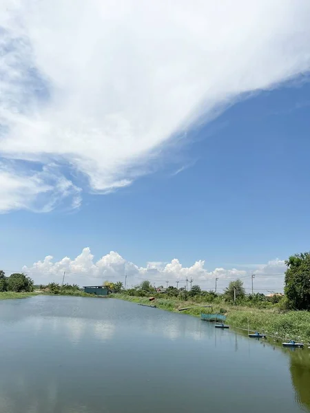 Vista Del Paisaje Chachoengsao Tailandia — Foto de Stock
