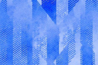 Soyut arkaplanın mavi rengi