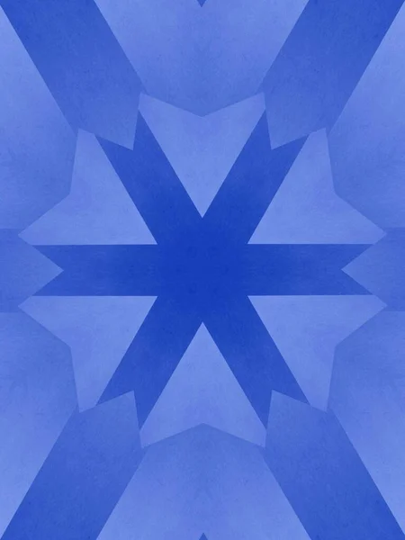 Fondo Azul Abstracto Con Patrón Geométrico —  Fotos de Stock