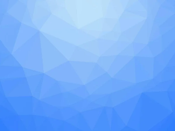 蓝色多边形马赛克背景 创意设计模板 — 图库照片