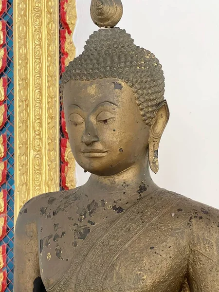 Tayland Tapınağındaki Buda Heykeli — Stok fotoğraf