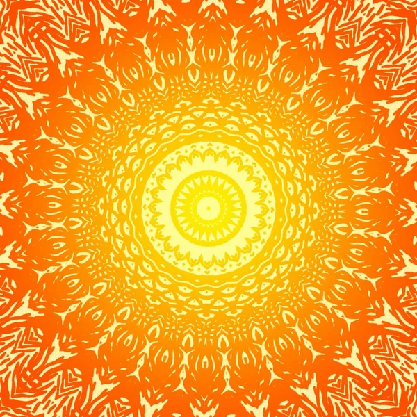 Kunst Abstracte Kleurrijke Mandala Patroon — Stockfoto
