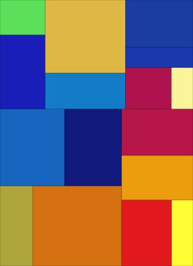 Renkli karelere sahip modern geometrik arkaplan