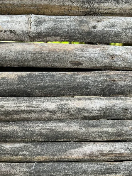 Alter Holzzaun Mit Viel Holz — Stockfoto