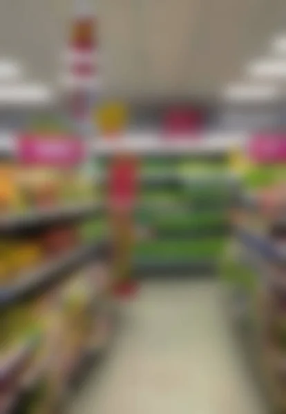 Rozmazané Pozadí Plný Rám Supermarketu — Stock fotografie