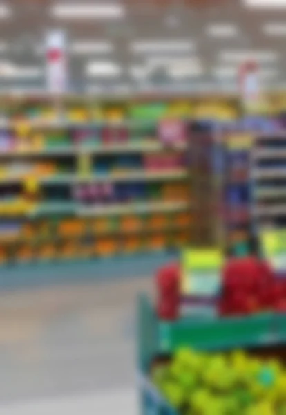 Süpermarket Bulanık Arkaplan — Stok fotoğraf