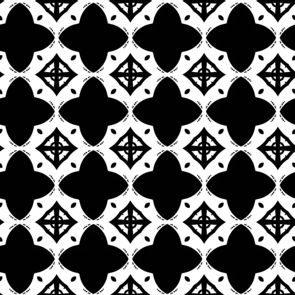 Zwart Wit Geometrisch Patroon Abstracte Achtergrond — Stockfoto