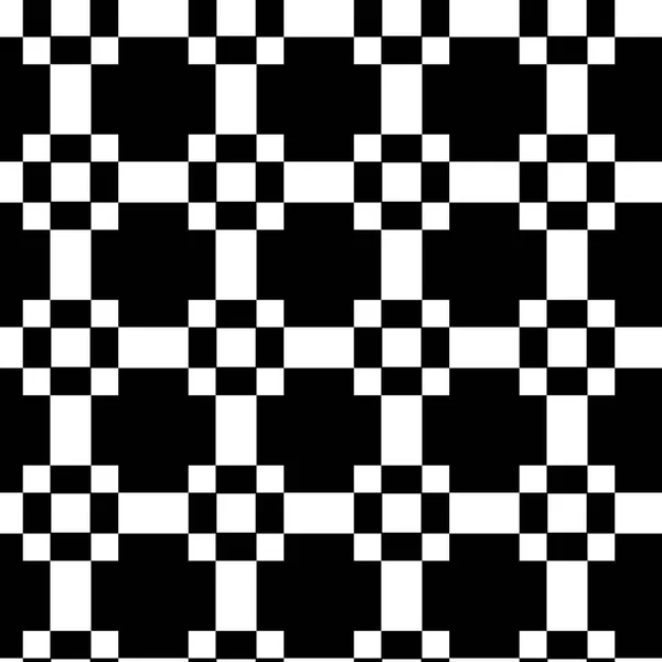抽象的几何黑白图案 — 图库照片