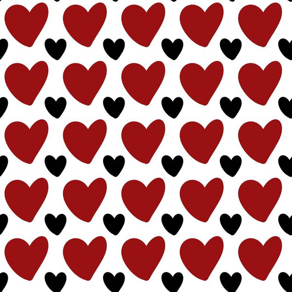 seamless pattern of heart shape background