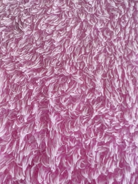 Nahaufnahme Eines Rosa Handtuch Textur Hintergrund — Stockfoto