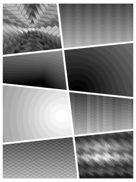 Set Abstract Pattern Backgrounds — Stock Photo, Image