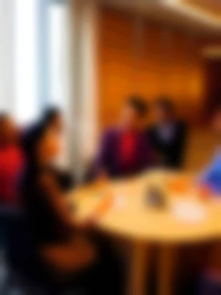 Blur Background People Meeting Room Theme Creative Abstract Defocused Bokeh —  Fotos de Stock