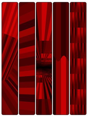 Kırmızı ve siyah arkaplan kümesi