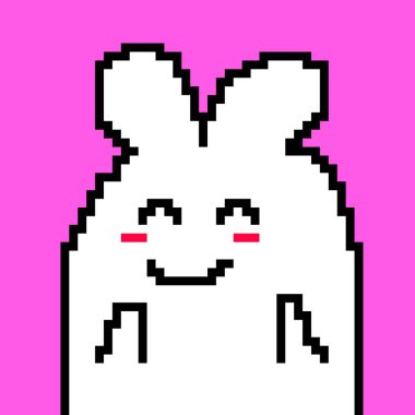 Güzel bir çizgi film tavşanı gibi.