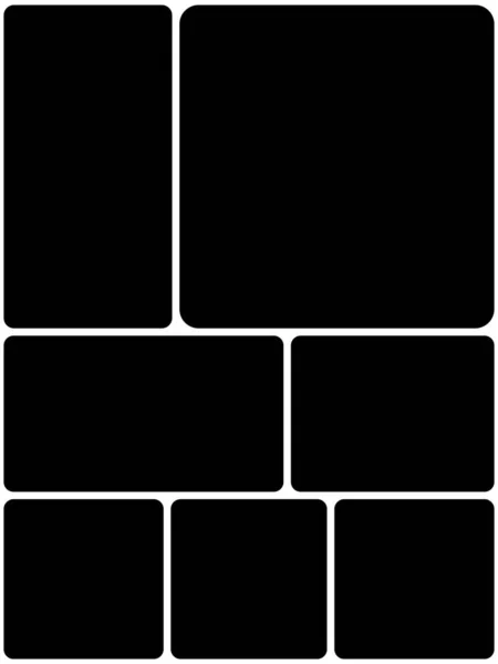 黑色和白色方形背景 — 图库照片