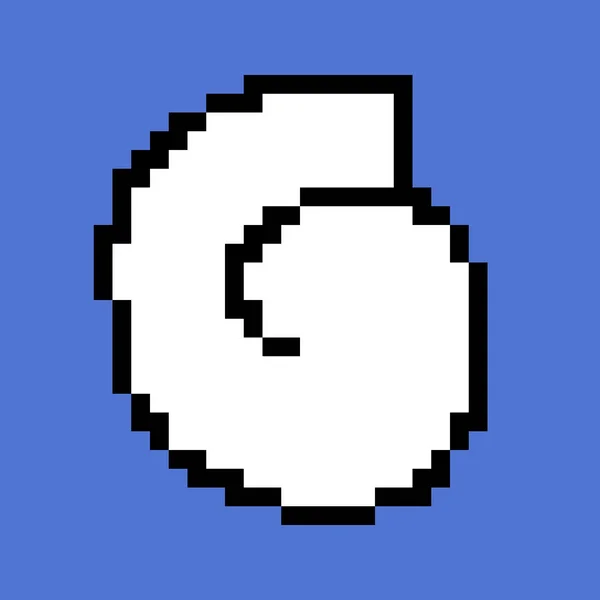 art illustration of a pixel icon