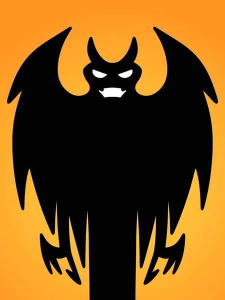 Svart Bat Form Färg Bakgrund — Stockfoto
