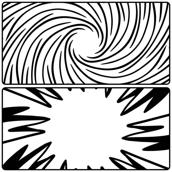 黒と白の幾何学的形状の集合で — ストック写真