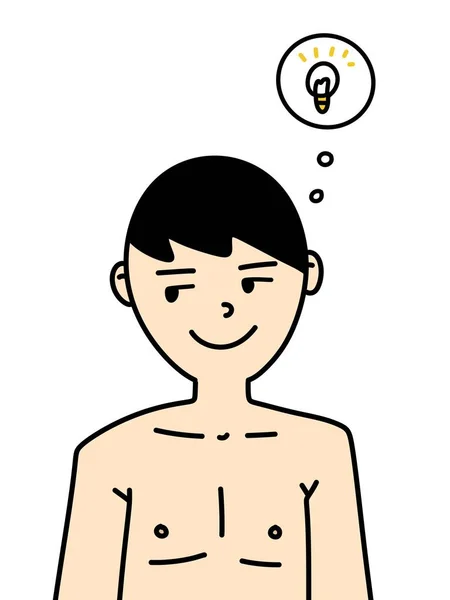 Illustration Young Man Question Mark — 스톡 사진