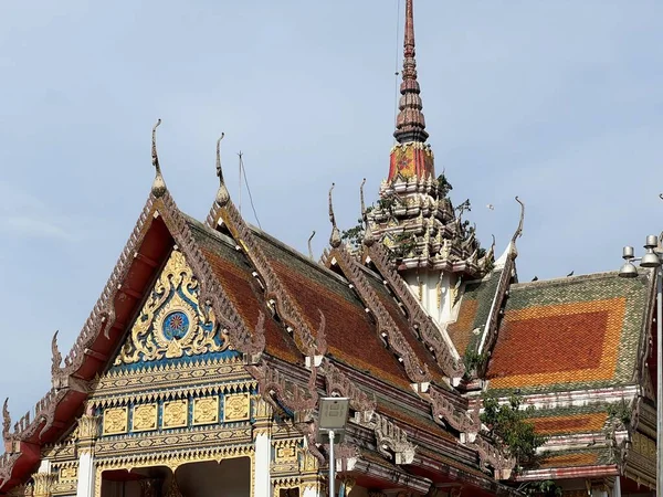 Tempio Del Grande Palazzo Nella Città Della Thailandia — Foto Stock