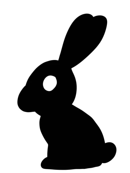 Tavşan Web Simgesi Basit Illüstrasyon — Stok fotoğraf