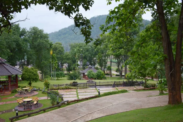 Beautiful View Park Chiang Mai Thailand — Stockfoto
