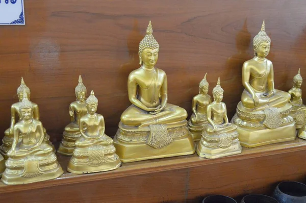 Statuia Lui Buddha Templul Thailandei — Fotografie, imagine de stoc