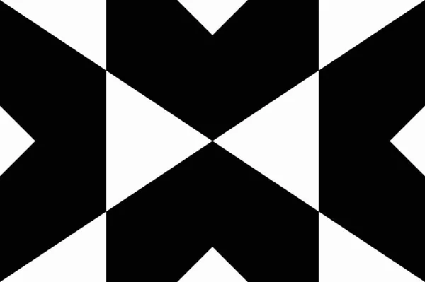 Siyah Beyaz Geometrik Desen Arka Plan — Stok fotoğraf