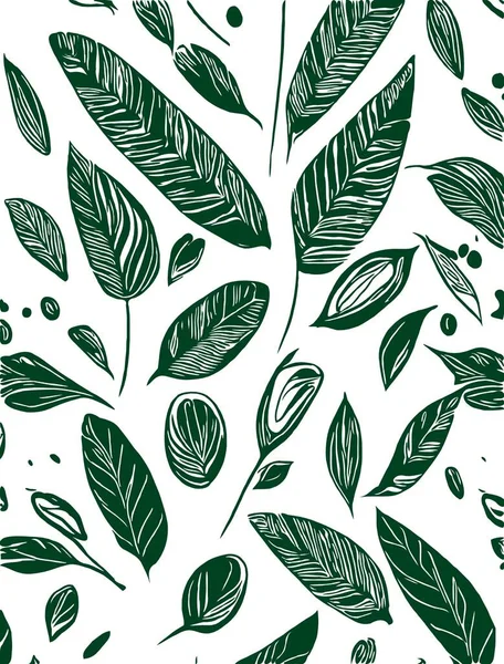 Art Color Leaf Pattern — 스톡 사진
