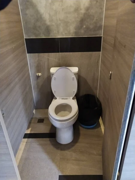Close Toilet Bowl Bathroom — Fotografia de Stock