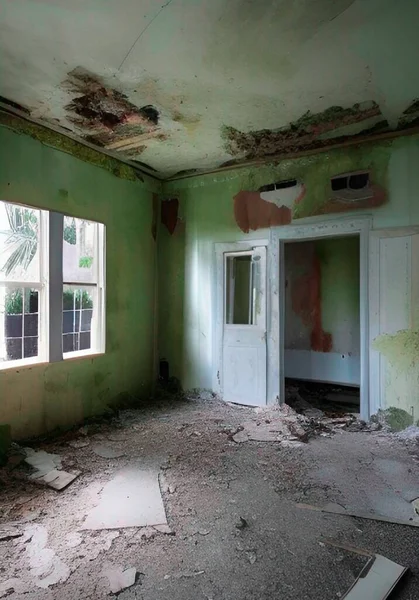 stock image interior of a house with a window