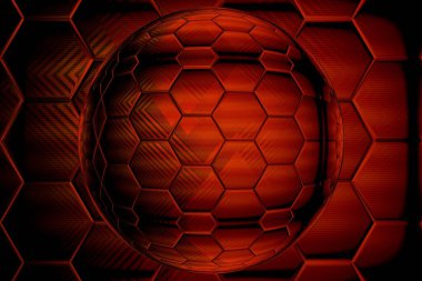 Sanatsal desenli soyut bir arka plan. 3d illüstrasyon