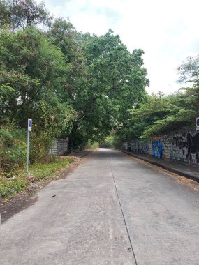 Bangkok Tayland 'daki parkta.