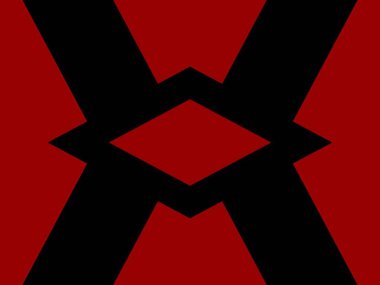 abstract background with a black and red pattern