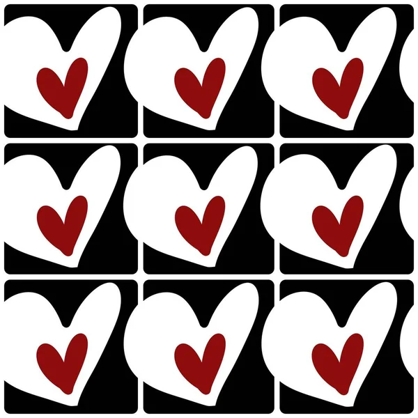 Heart Shape Hearts Set Love Concept — Stockfoto