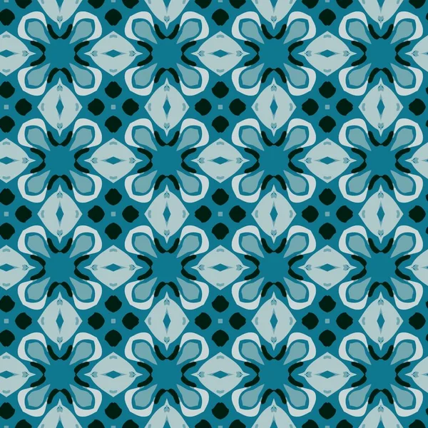 Abstraktes Geometrisches Nahtloses Muster Illustration — Stockfoto