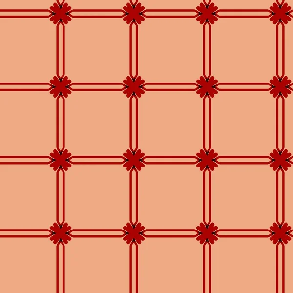 Seamless Pattern Red Brown Stripes — Stock fotografie