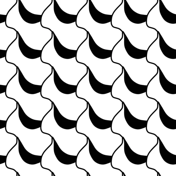 Patrón Abstracto Geométrico Blanco Negro —  Fotos de Stock