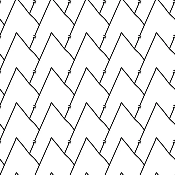 Patrón Sin Costura Con Formas Geométricas Ilustración —  Fotos de Stock
