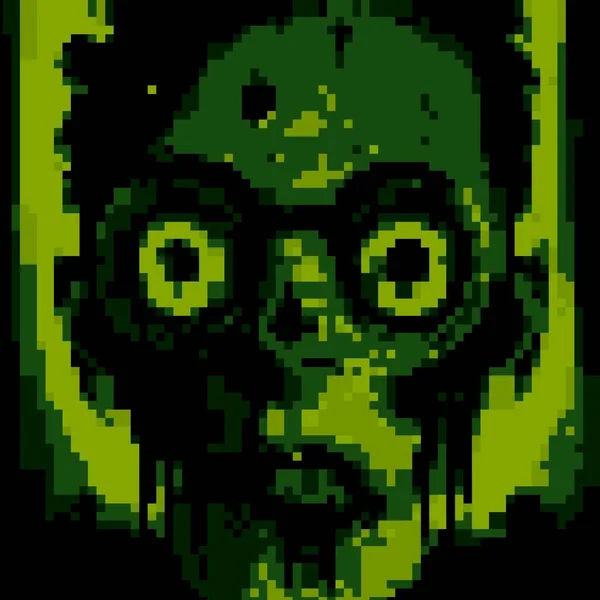 Pixel Art Zombie Monster — Photo