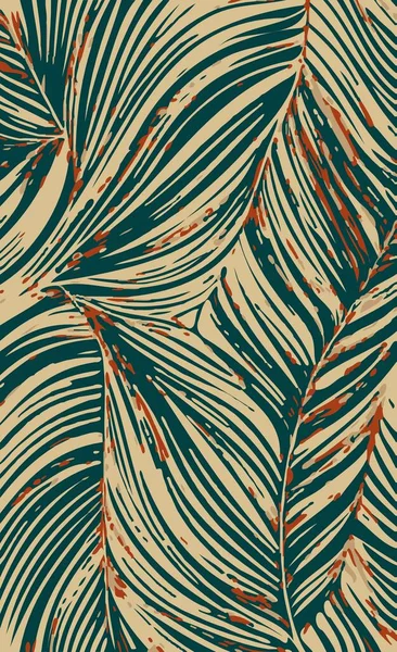 Art Color Leaf Pattern Background — Photo
