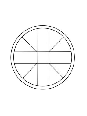 black and white of horoscope board