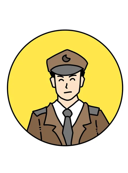 Illustration Police Officer — Zdjęcie stockowe