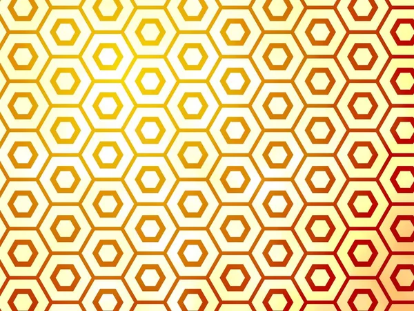 Abstract Geometric Pattern Hexagons Illustration — Fotografia de Stock