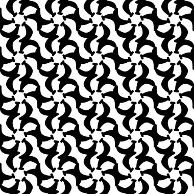 abstract geometric black and white pattern, illustration