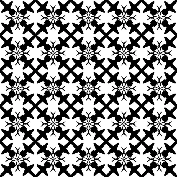 Patrón Sin Costuras Con Líneas Blanco Negro —  Fotos de Stock