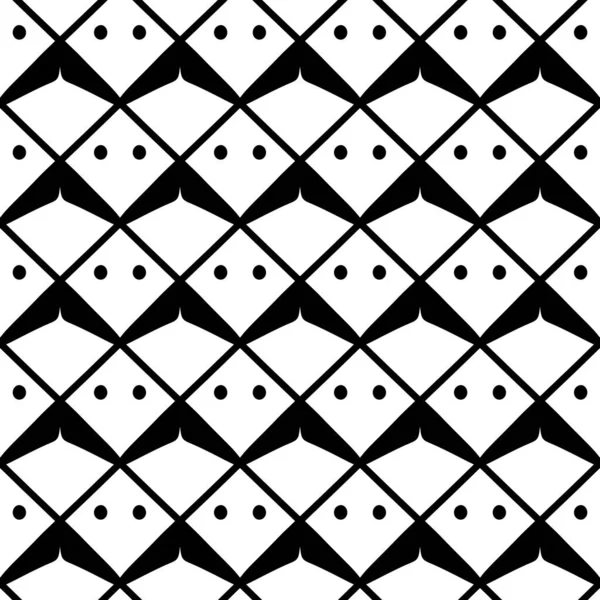 Bezproblémový Vzor Abstraktních Geometrických Tvarů Ilustrace — Stock fotografie