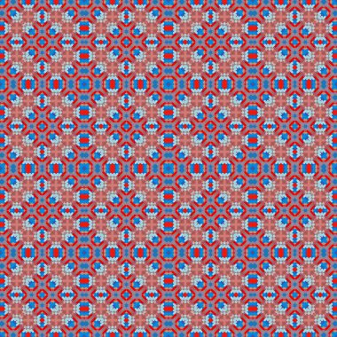 Geometrik şekilli kusursuz desen. resimleme
